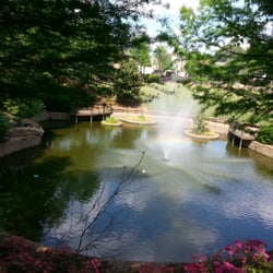 Glenwood Park - If you look very closely, you will see the rainbow going through the water...at Glenwood Park right this second. :)