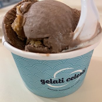 Gelati Celesti - Double scoop of Chocolate Peanut Butter & Blanchard's Dark as Dark - Ice Cream & Frozen Yogurt Near Me - Virginia Beach, Virginia