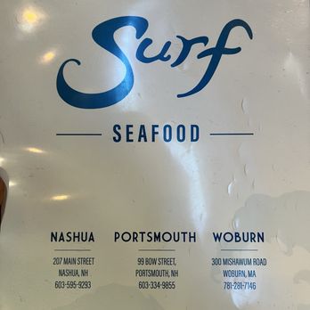 Surf Restaurant - Menu - Seafood Near Me - Portsmouth, New Hampshire Surf Restaurant - Menu - Seafood Near Me - Portsmouth, New Hampshire