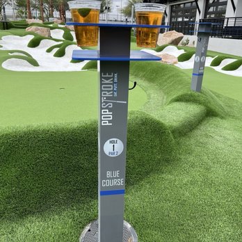 PopStroke - Drink holders on every hole - Mini Golf Near Me - Paradise, Nevada PopStroke - Drink holders on every hole - Mini Golf Near Me - Paradise, Nevada