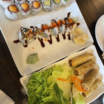 Pho 60 - Spicy Tuna Roll, Avocado Roll, Shrimp Tempura Roll, small Pork Spring Roll - Vietnamese Near Me - Brooklyn, New York Pho 60 - Spicy Tuna Roll, Avocado Roll, Shrimp Tempura Roll, small Pork Spring Roll - Vietnamese Near Me - Brooklyn, New York