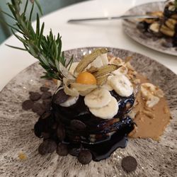 Café Green Bakery - Cacao y banana pancakes