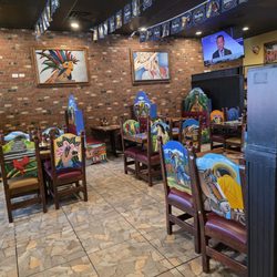 Pancho Mexican Restaurant Towers - The main dining room of the restaurant.