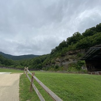 Historic Brushy Mountain State Penitentiary - The concert area. Located behind the prison. - Historical Tours Near Me - Petros, Tennessee