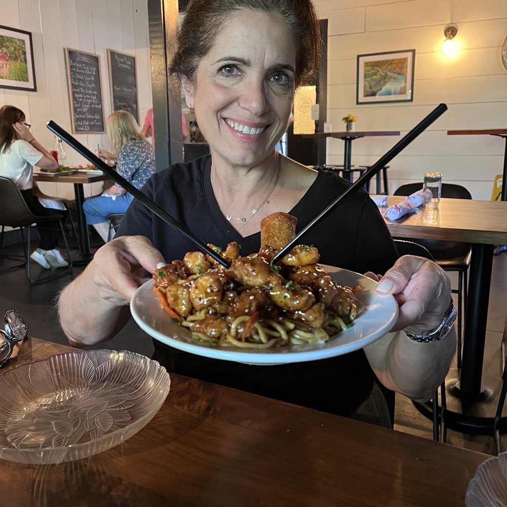 The Creek House Grill - General Tsao's Chicken served over lo me in noodles with an egg roll. Yum! - American Near Me - Callicoon, New York The Creek House Grill - General Tsao's Chicken served over lo me in noodles with an egg roll. Yum! - American Near Me - Callicoon, New York