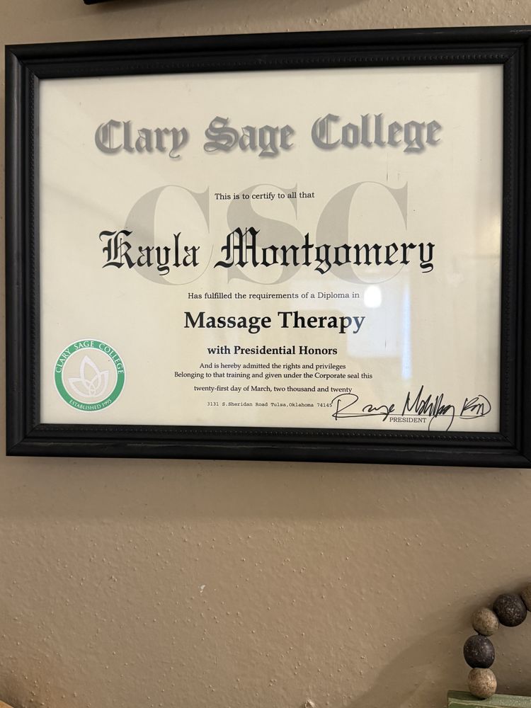 Montgomery Massage Logo
