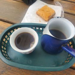 Pita Place - Turkish coffee and baklava