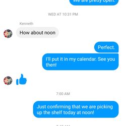 Family Auction Center - Our correspondence... never said other people were interested and never said it was first come first serve.