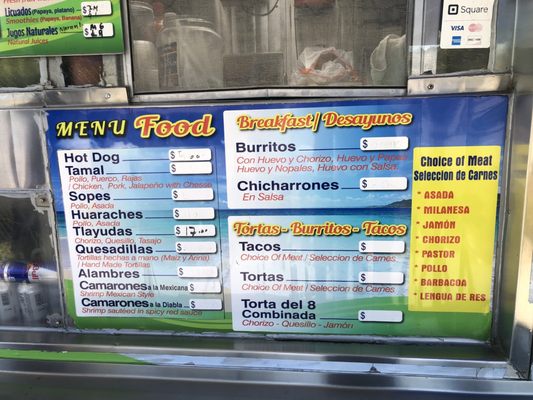 Menu photo 7 La Costeñita San Jose, CA