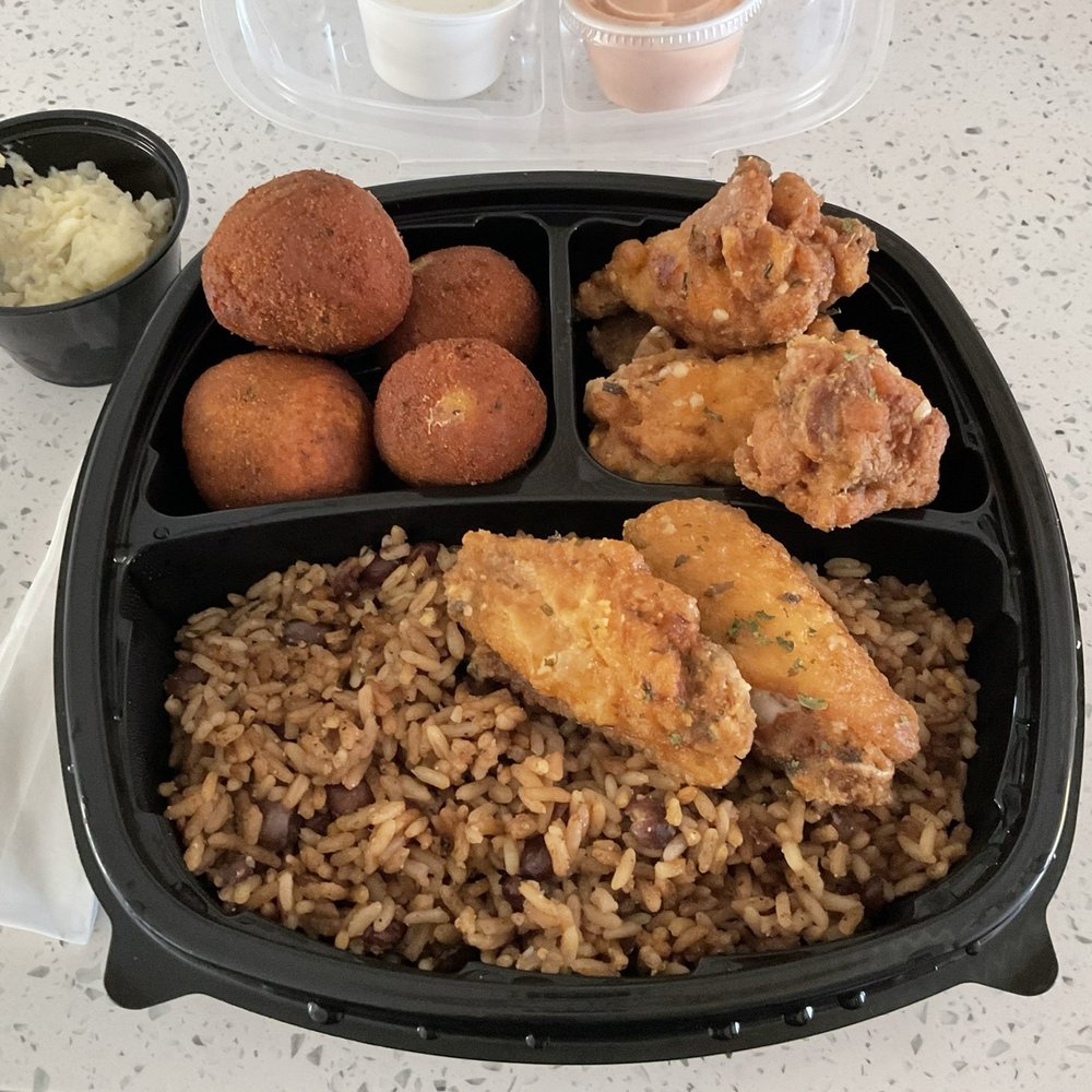Our Papa's Kitchen - Wings. PIGEON PEAS & RICE MAC & CHEESE BALLS POTATO SALAD - Soul Food Near Me - Miami, Florida Our Papa's Kitchen - Wings. PIGEON PEAS & RICE MAC & CHEESE BALLS POTATO SALAD - Soul Food Near Me - Miami, Florida