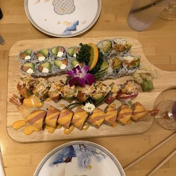 Blue Fish - Philadelphia Roll Maryland Roll Alec Roll M-16 Roll - Japanese Near Me - Ocean City, Maryland