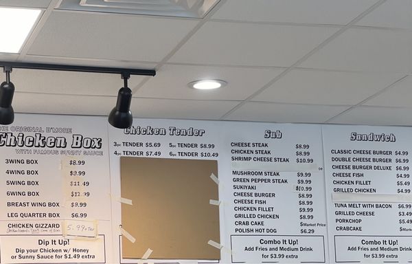Menu photo 4 Sunny's Subs Baltimore, MD