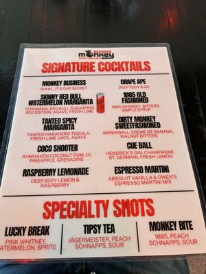 Menu photo 2 Bearded Monkey Sports Bar & Grill Rockwall, TX Menu photo 2 Bearded Monkey Sports Bar & Grill Rockwall, TX