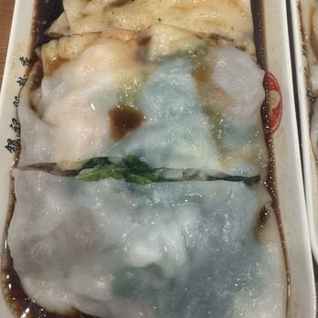 Yin Ji Chang Fen - Marinated shrimp and beef rice noodle roll - Dim Sum Near Me - Milpitas, California Yin Ji Chang Fen - Marinated shrimp and beef rice noodle roll - Dim Sum Near Me - Milpitas, California