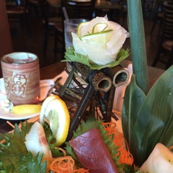 Michiru Sushi - The toes made of fish and limes at the top of the sashimi entree. - Sushi Bars Near Me - Webster, Texas