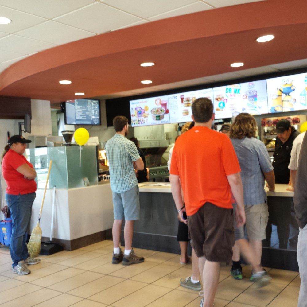 McDonald's - a line of people waiting to order food - Fast Food Near Me - Dundas, Ontario