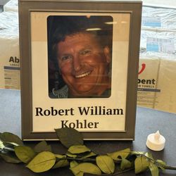 Walgreens - A well respected employee passed away. A memorial to him by entrance.