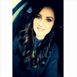 A Cut Above - Went for a more dark brown with a burgundy red color :D