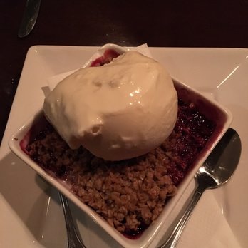 Dorn's Original Breakers Cafe - Mixed berry cobbler with ice cream - Seafood Near Me - Morro Bay, California Dorn's Original Breakers Cafe - Mixed berry cobbler with ice cream - Seafood Near Me - Morro Bay, California