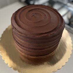 Marigold Bakeshop - I Love Chocolate Cake - 6 inch short (2 layers of cake)