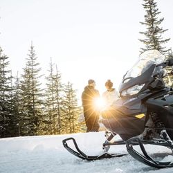 Toronto Rental Adventures - Snowmobiling can be a relaxing ride through the forest or a thrilling trip on frozen lake & open fields.