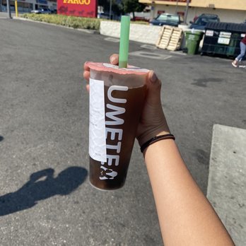 Ume Tea - Plum Four Season Tea w/ Tea Jelly - Bubble Tea Near Me - Los Angeles, California