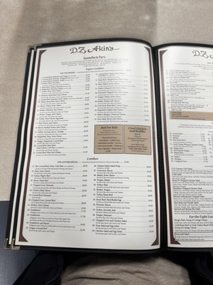 Menu photo 3 DZ Akin's San Diego, CA