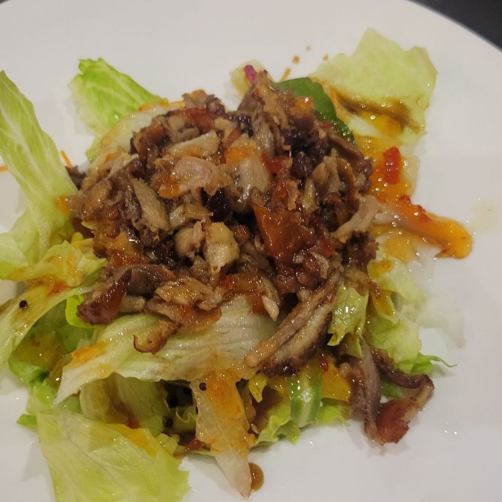 Red Lotus - Crispy duck salad - Asian Fusion Near Me - Shelton, Connecticut Red Lotus - Crispy duck salad - Asian Fusion Near Me - Shelton, Connecticut