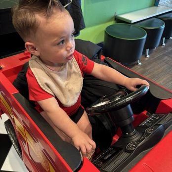 Sharkey's Cuts for Kids - Fire truck is his fave - Kids Hair Salons Near Me - Las Vegas, Nevada Sharkey's Cuts for Kids - Fire truck is his fave - Kids Hair Salons Near Me - Las Vegas, Nevada