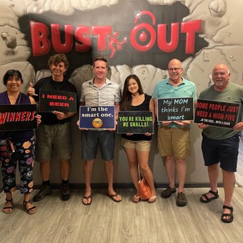 Bust Out Escape Room - Our victory photo after escaping Jumanji! - Escape Games Near Me - Albuquerque, New Mexico