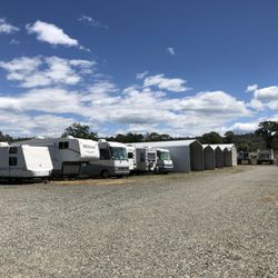 Miners Ranch Storage - Our storage yard with outdoor and covered storage! Give us a call today and get into a spot! (530)-589-0199