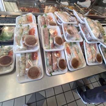 Saigon Deli - Spring rolls! Grab and go easy style.  So many varieties - Vietnamese Near Me - Seattle, Washington