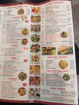 Menu photo 6 Chopstix Henderson, NV