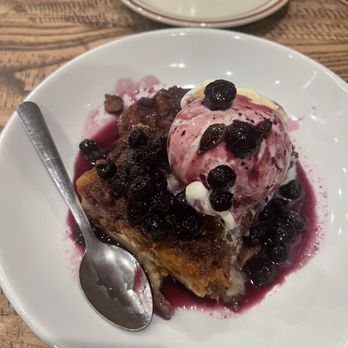 Homestead Kitchen & Bar - Blueberry bread pudding...yum. - Tex-Mex Near Me - Houston, Texas Homestead Kitchen & Bar - Blueberry bread pudding...yum. - Tex-Mex Near Me - Houston, Texas