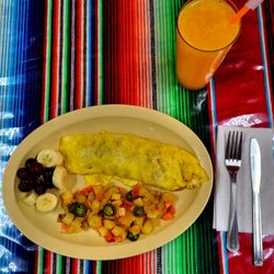 Mi Lindo Guanajuato - Delicioso omelette con papas asadas