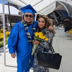 Method Schools - My son Aiden and myself on Graduation  Day.