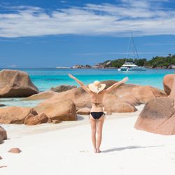 Virgin Island Sailing - Yacht charter vacation at The Baths, Virgin Gorda in the British Virgin Islands.