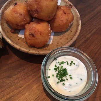 Frances - Bacon beignets with maple crème fraîche - New American Near Me - San Francisco, California