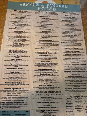 Menu photo 1 Waffle & Pancake House Marion, AR