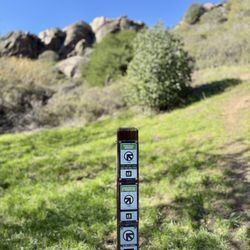 Glen Canyon Park - Trail marker