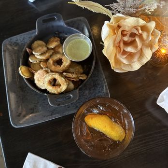 Bosscat Kitchen & Libations - Fried pickles (happy hour) - Bars Near Me - Orange, California