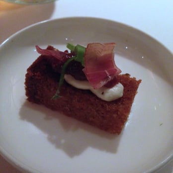 Boulevard - Butternut squash bread, cream cheese, fig jam and country ham. - New American Near Me - San Francisco, California