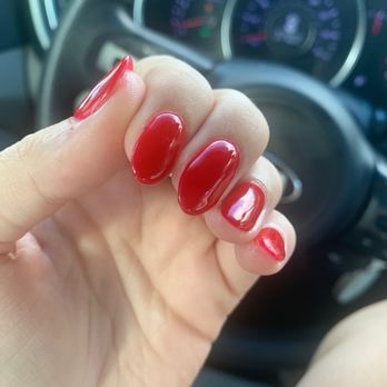 K Nails & Spa - Giant red globs - Nail Salons Near Me - Tampa, Florida
