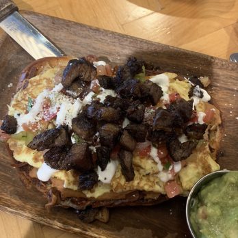 Estrella Cantina Lounge - Avocado toast with steak - Mexican Near Me - Riverside, California Estrella Cantina Lounge - Avocado toast with steak - Mexican Near Me - Riverside, California