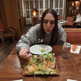 Girlfriend happy