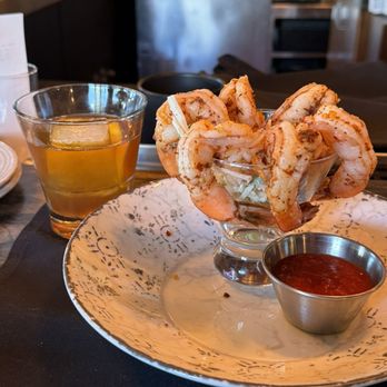 The Neighborly - Cocktail shrimp. Our fav! - New American Near Me - Phoenix, Arizona