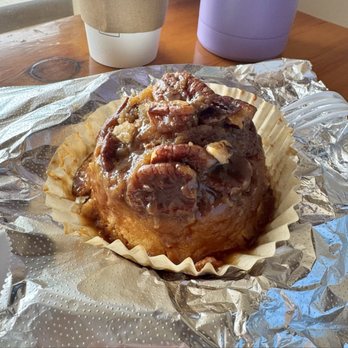 Stowe Bee Bakery & Cafe - Maple Pecan upside down cake (warm it up!) - Coffee & Tea Near Me - Stowe, Vermont Stowe Bee Bakery & Cafe - Maple Pecan upside down cake (warm it up!) - Coffee & Tea Near Me - Stowe, Vermont
