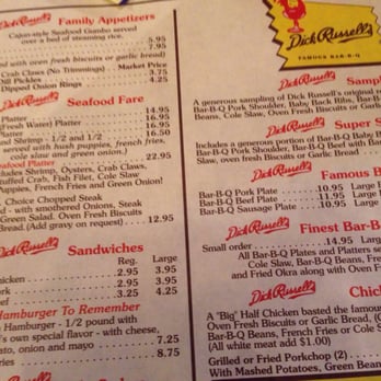 Dick Russell's Bar-B-Q - Barbeque Near Me - Mobile, Alabama Dick Russell's Bar-B-Q - Barbeque Near Me - Mobile, Alabama