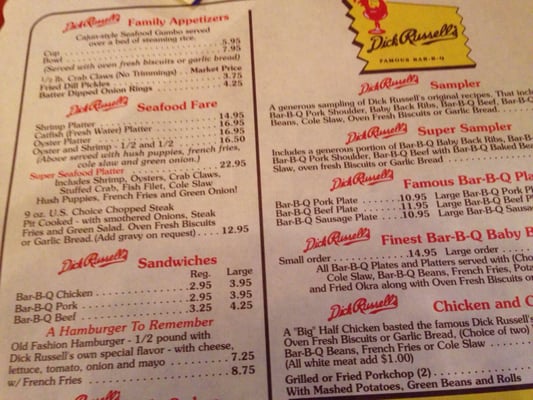 Menu photo 6 Dick Russell's Bar-B-Q Mobile, AL Menu photo 6 Dick Russell's Bar-B-Q Mobile, AL