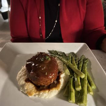Arnold Palmer's Restaurant - Arnold's famous meatloaf. A beautiful presentation. I highly recommend it. - American Near Me - La Quinta, California Arnold Palmer's Restaurant - Arnold's famous meatloaf. A beautiful presentation. I highly recommend it. - American Near Me - La Quinta, California